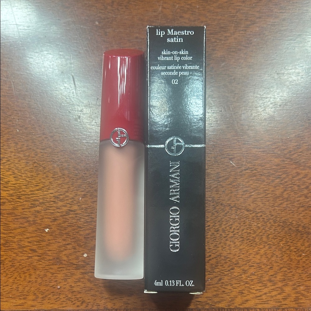 Giorgio Armani Lip Maestro Satin - Skin-on-Skin Vibrant Lip Color